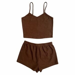 Brown Women's Sleepwear Set